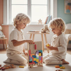 Montessori SmartBuilder – Drevená skladačka s 10 kartami
