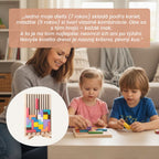 Montessori SmartBuilder – Drevená skladačka s 10 kartami