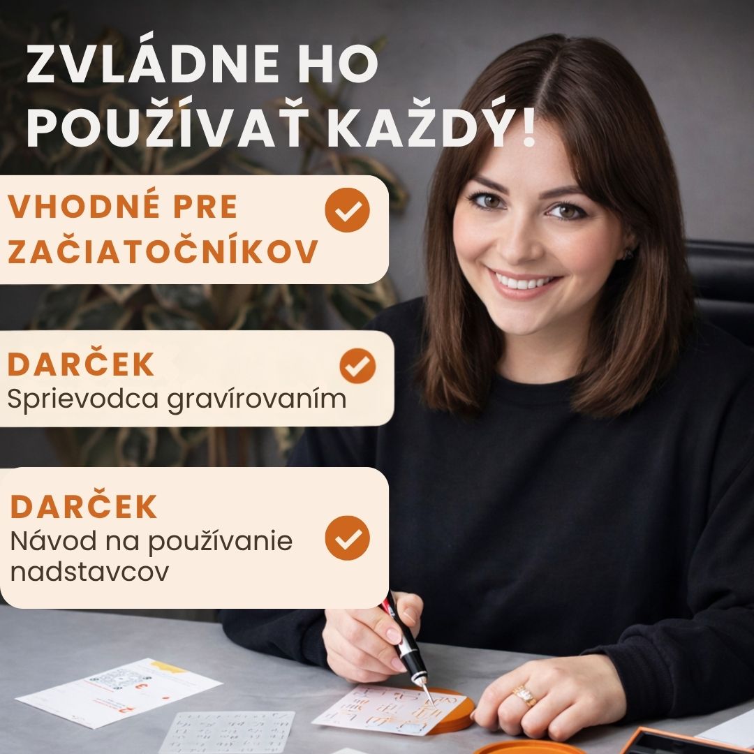 Personalizované gravírovacie pero – 30-dielna súprava na akýkoľvek povrch